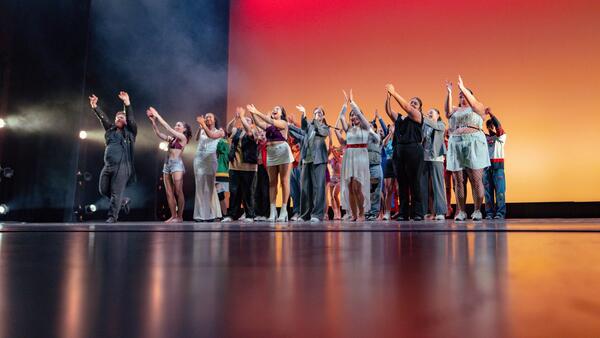 Performers on stage