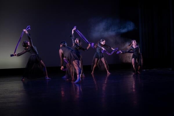 performers on stage